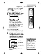 Preview for 39 page of Magnavox 20MC4206 - Tv/dvd Combination Mode D'Emploi