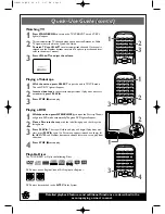Preview for 2 page of Magnavox 20MC4304 - Tv/dvd/vcr Combination Quick Use Manual