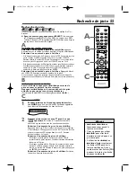 Preview for 55 page of Magnavox 20MC4306 - Tv/dvd/vcr Combination Mode D'Emploi