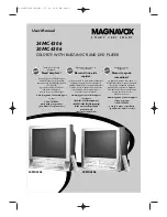 Magnavox 20MC4306 - Tv/dvd/vcr Combination User Manual preview