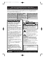 Preview for 2 page of Magnavox 20MC4306 - Tv/dvd/vcr Combination User Manual