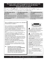 Preview for 3 page of Magnavox 20MT1336 - 20" Color Tv Manual De L'Utilisateur