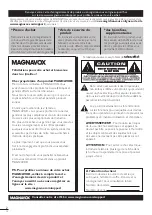 Preview for 2 page of Magnavox 22ME360B - Signature Series Manuel Du Propriétaire