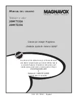 Предварительный просмотр 1 страницы Magnavox 23MT2336 - 23" Stereo Tv Manual Del Usuario