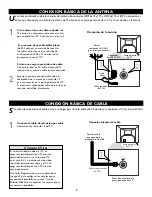 Предварительный просмотр 5 страницы Magnavox 23MT2336 - 23" Stereo Tv Manual Del Usuario