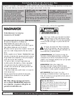 Preview for 2 page of Magnavox 26MD251D - 26" Lcd Hd Flat Tv Manual Del Usuario