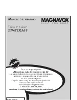 Preview for 1 page of Magnavox 27MT3305 - 27" Stereo Tv Manual Del Usuario