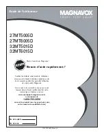 Preview for 1 page of Magnavox 27MT5005D - 27" Integrated Sdtv Manual De L'Utilisateur