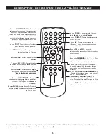 Preview for 6 page of Magnavox 27MT5005D - 27" Integrated Sdtv Manual De L'Utilisateur