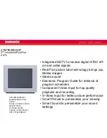Magnavox 27MT6005D - 27" Integrated Real Flat Sdtv Features предпросмотр