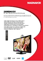 Preview for 1 page of Magnavox 28MD403V Manual