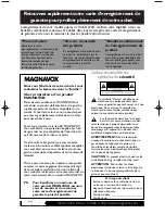 Предварительный просмотр 3 страницы Magnavox 30MF200V - 30" Flat Tv Manuel Utilisateur