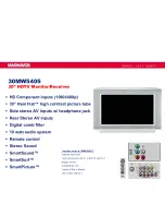 Magnavox 30MW5405/17 Features preview