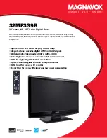 Magnavox 32MF339B - 32" LCD TV Brochure preview