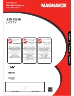 Magnavox 32MF339B - 32" LCD TV User Manual preview