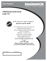 Preview for 1 page of Magnavox 37MF231D - Hook Up Guide Manual Del Usuario