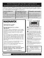 Предварительный просмотр 3 страницы Magnavox 50MF231D - Hook Up Guide Guía Del Usuario
