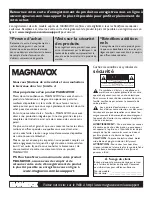 Preview for 3 page of Magnavox 50MF231D - Hook Up Guide Manuel De L'Utilisateur