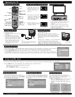 Предварительный просмотр 2 страницы Magnavox 50ML8105D - Quickuse Setup Manual