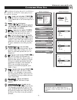 Preview for 19 page of Magnavox 51MP6100D - 51" Widescreen Hd Ready Tv Manual De L'Utilisateur