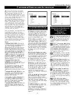 Preview for 21 page of Magnavox 51MP6100D - 51" Widescreen Hd Ready Tv Manual De L'Utilisateur