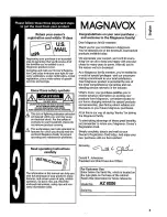 Preview for 5 page of Magnavox AZ 8006 Owner'S Manual
