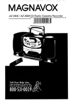 Предварительный просмотр 1 страницы Magnavox AZ2805 User Manual