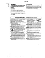 Предварительный просмотр 3 страницы Magnavox AZ2805 User Manual