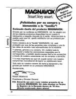 Preview for 4 page of Magnavox AZ7461 - Portable Radio Cass Rec Manual Del Usuario