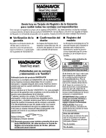 Preview for 3 page of Magnavox AZ8350 - Cd Radio Cass Recorder Manual Del Usuario