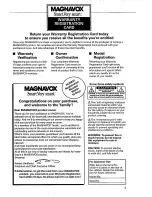 Preview for 3 page of Magnavox AZ8350 - Cd Radio Cass Recorder Operating Instructions Manual