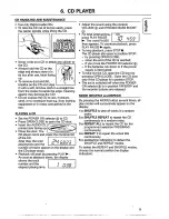 Preview for 9 page of Magnavox AZ8350 - Cd Radio Cass Recorder Operating Instructions Manual