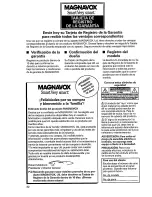 Предварительный просмотр 6 страницы Magnavox AZ9055 - Portable Radio Cass Rec Manual Del Usuario