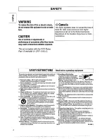 Preview for 4 page of Magnavox AZ9345 Operating Instructions Manual