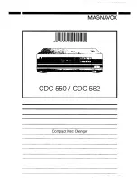 Preview for 1 page of Magnavox CDC 550 User Manual