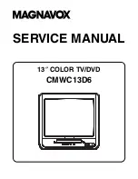 Предварительный просмотр 1 страницы Magnavox CMWC13D6 Service Manual