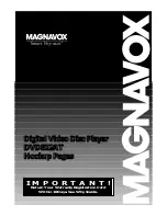 Preview for 1 page of Magnavox DVD502AT Manual