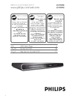 Magnavox DVP5990 - Hdmi 1080p Divx Ultra Dvd Player Manual Del Usuario preview