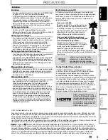 Preview for 5 page of Magnavox H2160MW9 - DVDr / HDDr Manuel De L'Utilisateur