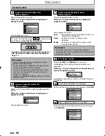Preview for 104 page of Magnavox H2160MW9 - DVDr / HDDr Manuel De L'Utilisateur