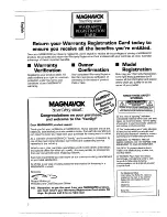 Предварительный просмотр 2 страницы Magnavox Magnavox FW 620C User Manual