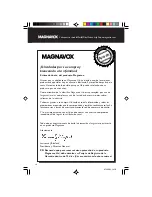 Preview for 2 page of Magnavox MAS-80 Manual Del Usuario