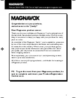 Preview for 5 page of Magnavox MAS-85 User Manual
