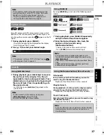 Предварительный просмотр 27 страницы Magnavox MBP110V/F7 Owner'S Manual