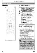 Предварительный просмотр 20 страницы Magnavox MBP2100 Manual Del Usuario