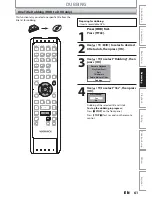 Предварительный просмотр 61 страницы Magnavox MDR513H/F7 Owner'S Manual