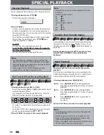 Preview for 72 page of Magnavox MDR513H/F7 Owner'S Manual