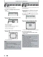 Preview for 74 page of Magnavox MDR513H/F7 Owner'S Manual
