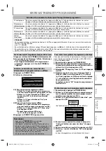 Preview for 49 page of Magnavox MDR515H Manuel De L'Utilisateur
