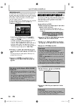 Preview for 72 page of Magnavox MDR515H Manuel De L'Utilisateur